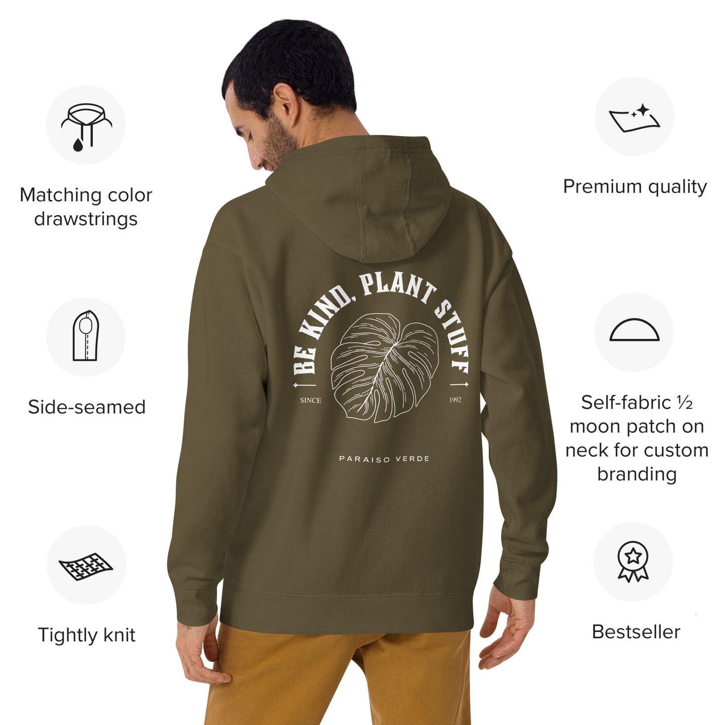Be Kind, Plant Stuff Hoodie