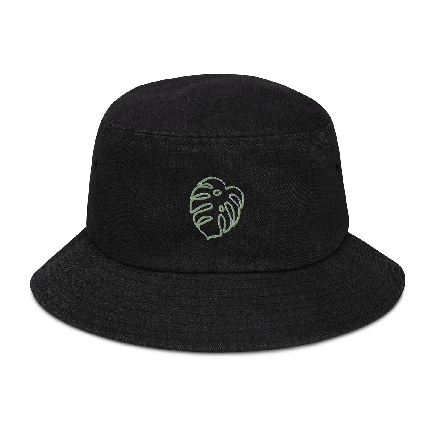 PV Leaf Denim bucket hat