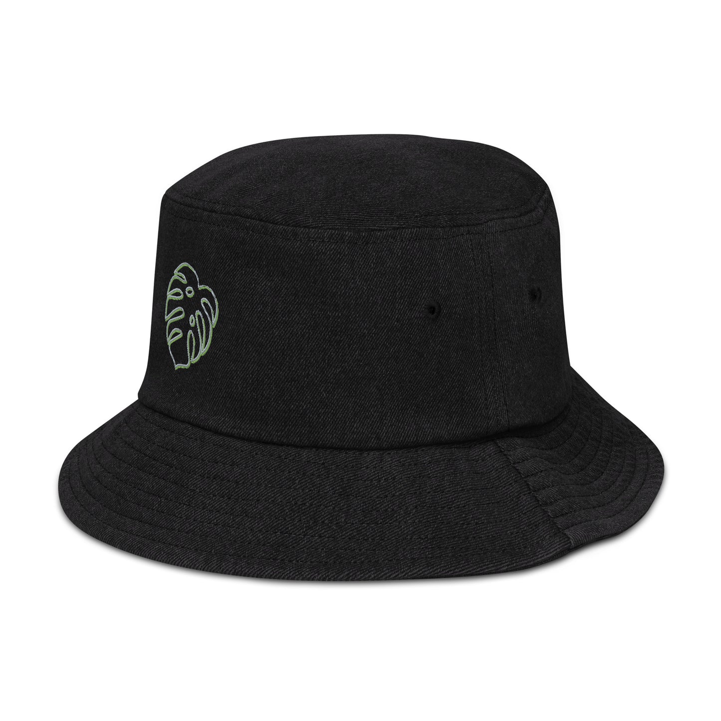 PV Leaf Denim bucket hat