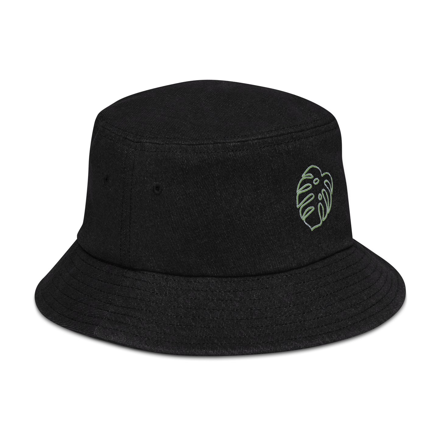 PV Leaf Denim bucket hat