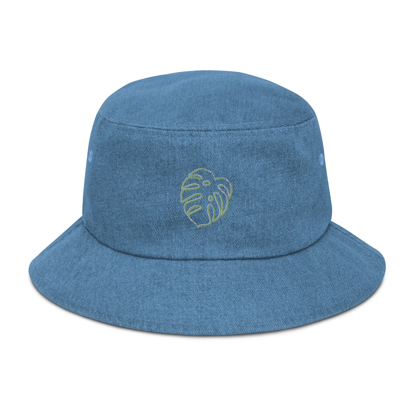 PV Leaf Denim bucket hat