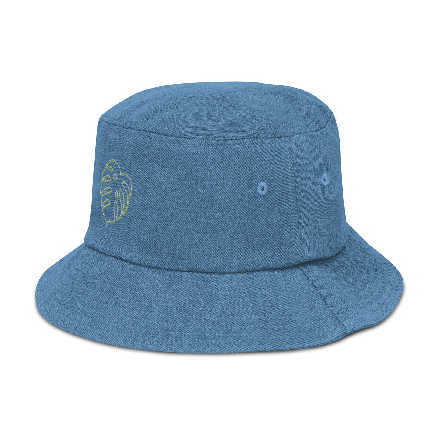 PV Leaf Denim bucket hat