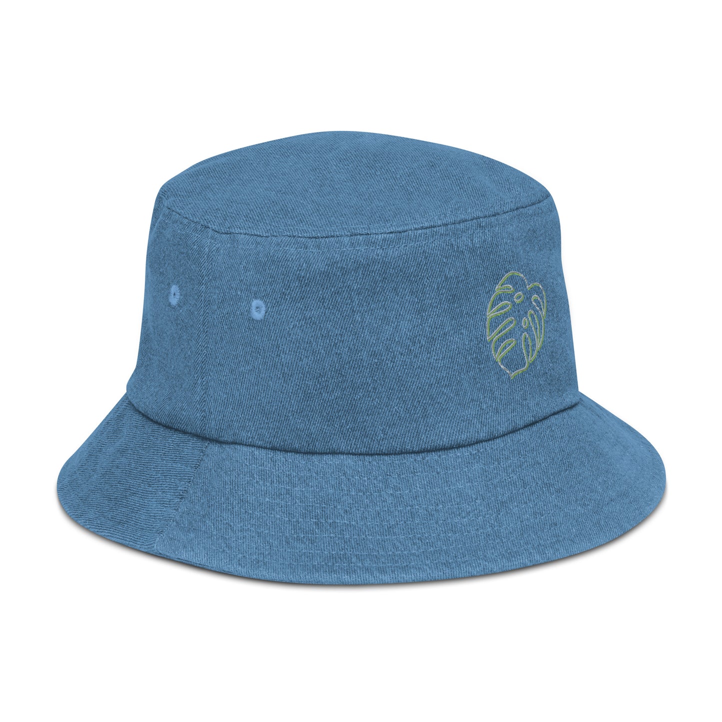 PV Leaf Denim bucket hat